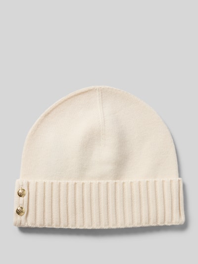 Lauren Ralph Lauren Beanie mit Label-Detail Offwhite 1