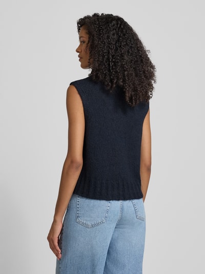 Lanius Pullunder aus Alpaka-Mix mit Schurwoll-Anteil Dunkelblau 5