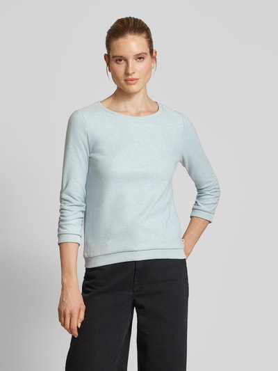 Tom Tailor Denim Regular Fit Strickpullover mit Baumwolle Helltuerkis 4