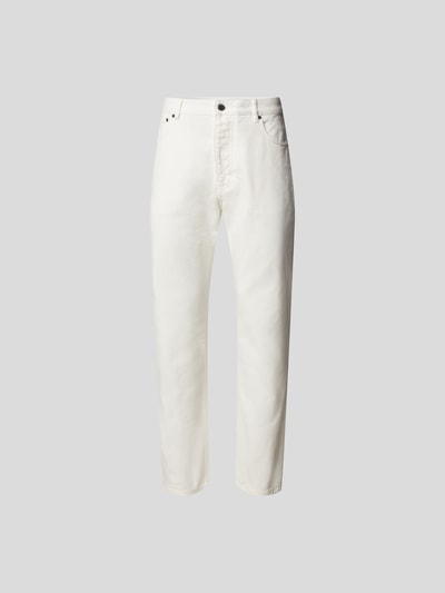 AMI PARIS Mid Rise Jeans im Straight Fit Weiß 2