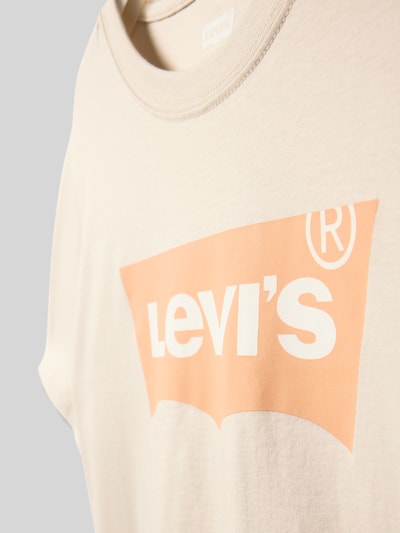 Levi’s® Kids Regular Fit T-Shirt aus reiner Baumwolle Modell 'BATWING' Stein 2