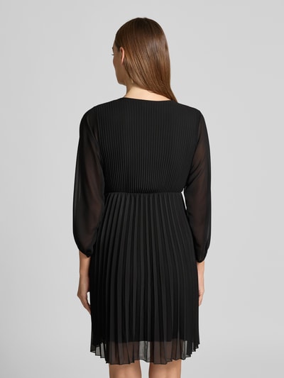 ZABAIONE Knielanges Kleid mit Plisseefalten Modell 'Im44sa' Black 5
