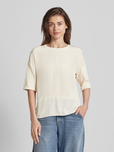 Marc Cain T-Shirt in unifarbenem Design Sand 4