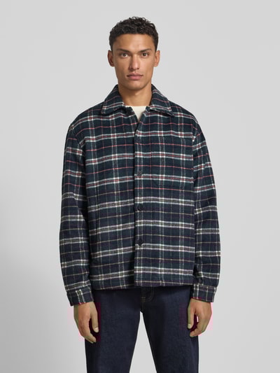 MCNEAL Regular fit overhemdjack met kentkraag Donkerblauw - 4