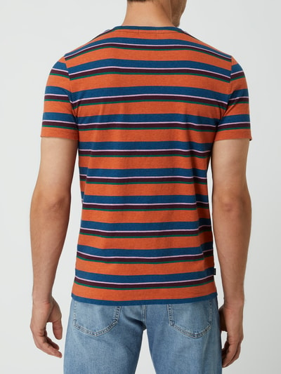 Superdry T-Shirt mit Streifenmuster  Orange 5