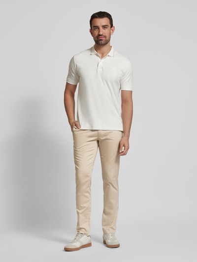 Brax Regular Fit Chino mit Strukturmuster Modell 'FABIO' Beige 1