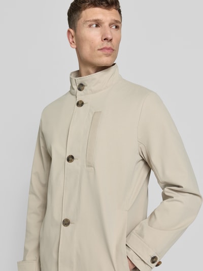 Tom Tailor Regular Fit parka z kapturem Złamany biały melanż 3
