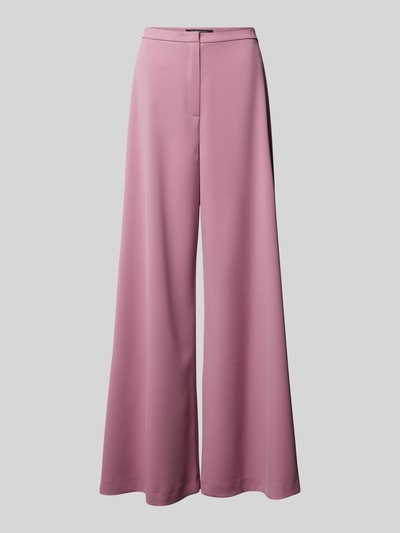 Swing Wide Leg Stoffhose mit verdecktem Verschluss Rose 1