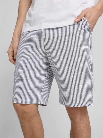 Schiesser Regular Fit Bermudas mit elastischem Bund Weiss 3