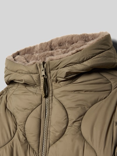 CARS JEANS Steppjacke mit Kapuze Modell 'BAYMIA' Oliv 2