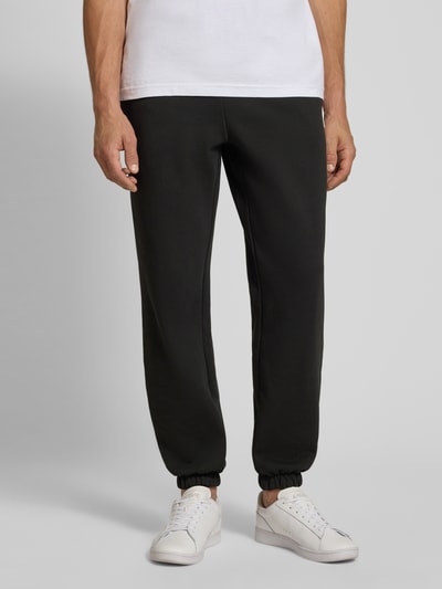 Lacoste Regular Fit Sweathose aus Baumwoll-Mix Black 4