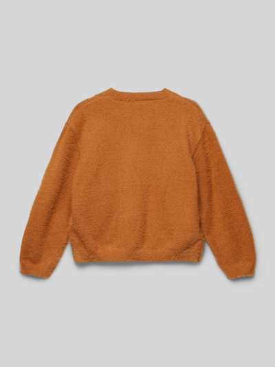 Mayoral Strickpullover mit Viskose-Anteil Cognac 3