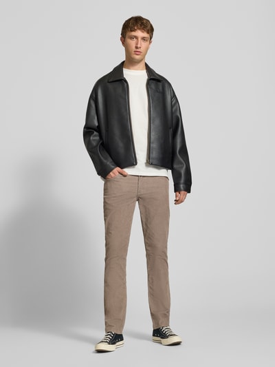 Levi's® Slim Fit Jeans aus Baumwoll-Mix Modell '511® SLIM' Taupe 1