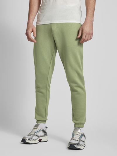 Tommy Jeans Slim fit sweatpants met gestileerde opening Olijfgroen - 4