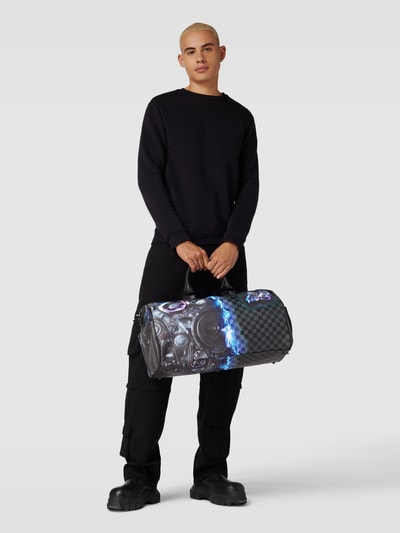 Sprayground Handtasche mit Motiv-Print Modell 'SHARKINATOR 3' Black 1