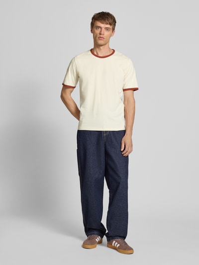 Jack & Jones T-shirt z okrągłym dekoltem model ‘FORMENTERA’ Złamany biały 1