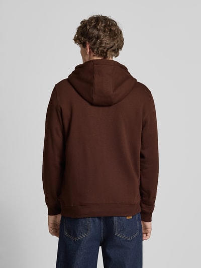 Tommy Jeans Regular Fit Sweatjacke aus Baumwoll-Mix Dunkelbraun 5