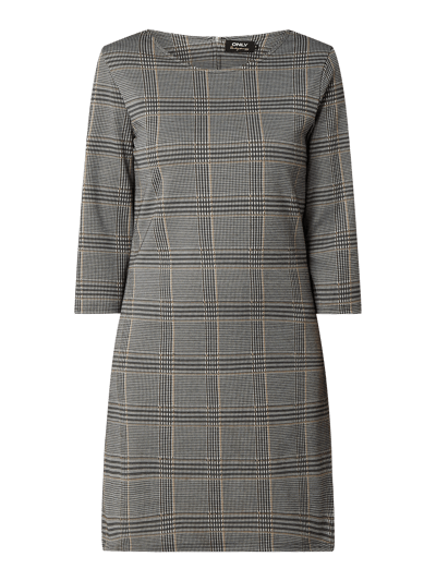 Only Kleid mit Glencheck Modell 'Brilliant' Hellbraun 2