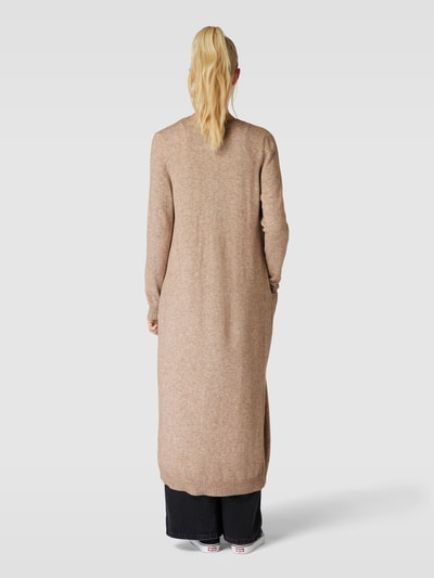 ONLY Longcardigan mit Eingrifftaschen Modell 'LESLY' Sand Melange 5