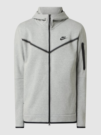 Nike Sweatjacke in Two-Tone-Machart Mittelgrau 2