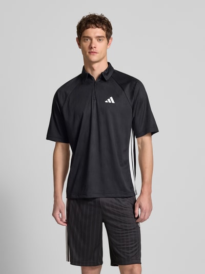adidas Sportswear Regular Fit Poloshirt mit Reißverschluss Black 4