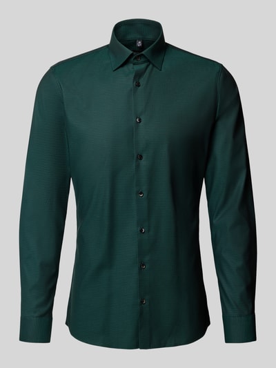 OLYMP No. Six Super Slim Fit Businesshemd mit Kentkragen Gruen 2