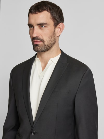Cinque Slim Fit 2-Knopf-Sakko mit Schurwoll-Anteil Modell 'Castello' Black 3