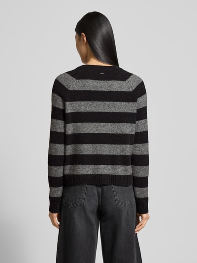 BOSS Regular Fit Strickpullover aus Alpaka-Mix Modell 'FEBISAN' Mittelgrau 5