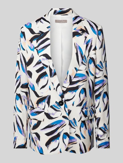 Christian Berg Woman Selection Blazer met all-over print Zand - 2