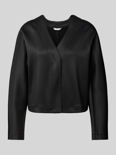 MM Blazer mit V-Ausschnitt Modell 'CANOSSA' Black 2