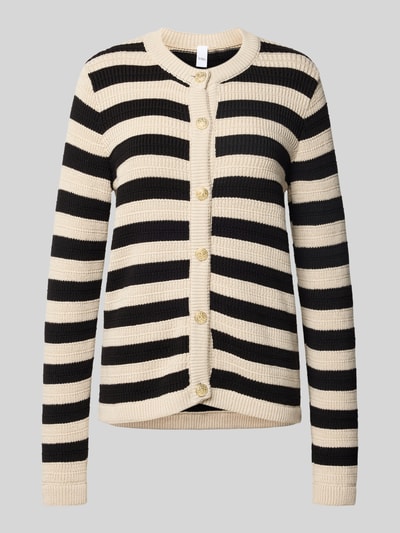 YAS Gebreide cardigan met ronde hals, model 'SIRONI' Offwhite - 2
