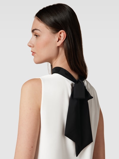 MANGO Blusentop im Colour-Blocking-Design Modell 'BECKIE' Offwhite 3