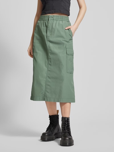 Carhartt Work In Progress Midirok met cargozakken Rietgroen - 4