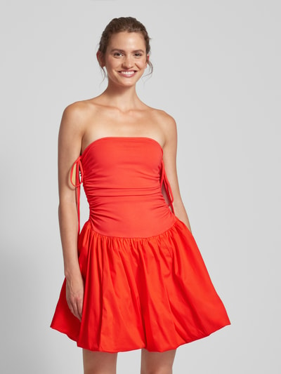 Amy Lynn Cocktailkleid mit Schnürung Modell 'ALEXA' Orange 4