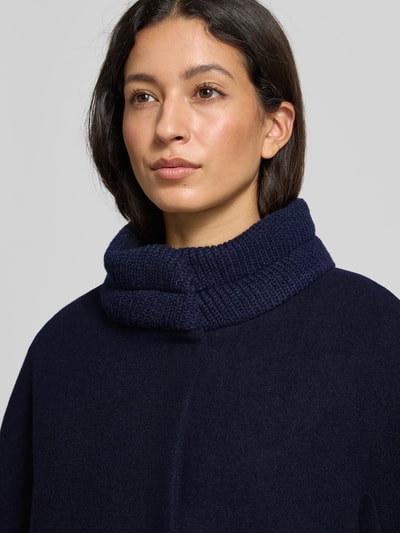 ICONS Cinzia Rocca Wolljacke mit Stehkragen Marine 3