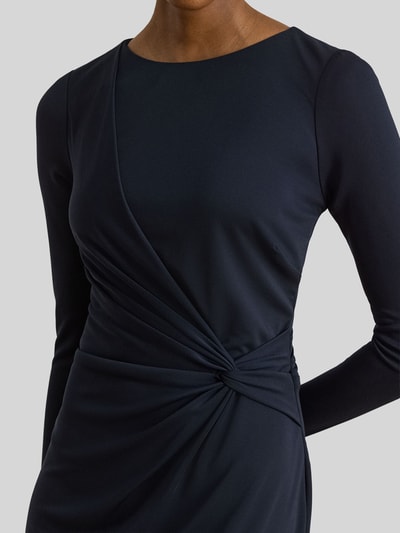 Lauren Ralph Lauren Figurbetontes Etuikleid mit Knoten-Detail Marine 3