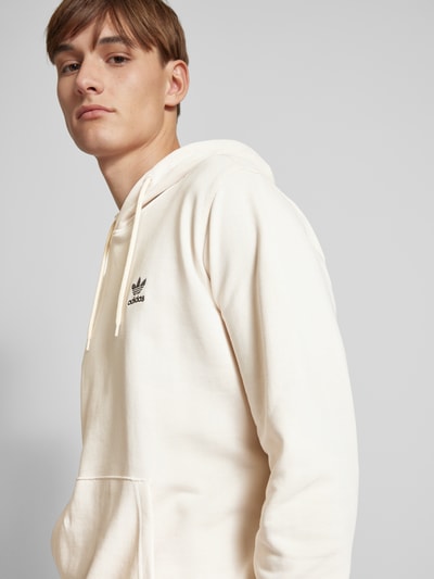 adidas Originals Bluza z kapturem z wyhaftowanym logo Złamany biały 3