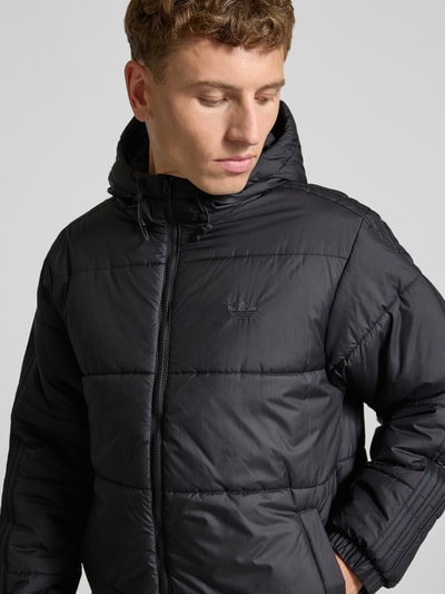 adidas Originals Płaszcz parka o kroju regular fit z kapturem model ‘Adicol’ Czarny 3