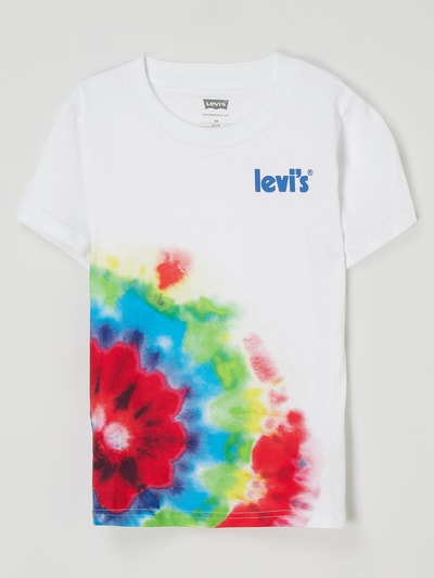 Levi’s® Kids T-Shirt im Batik-Look  Weiss 1