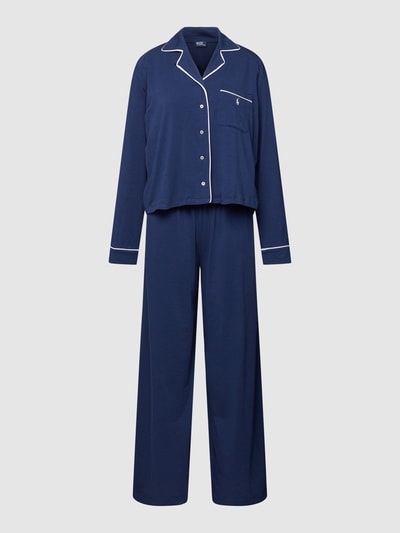 Polo Ralph Lauren Pyjama mit Label-Stitching Marine 2