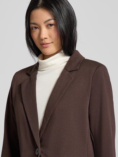 FREE/QUENT Regular Fit Blazer mit Pattentaschen Modell 'Nanni' Dunkelbraun 3