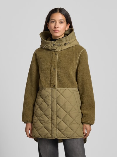 Fuchs Schmitt Jacke mit Knopfleiste und Eingrifftaschen Khaki 4