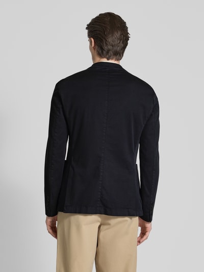 JOOP! Collection Slim Fit 2-Knopf-Sakko mit Reverskragen Modell 'Hoverest' Marine 5