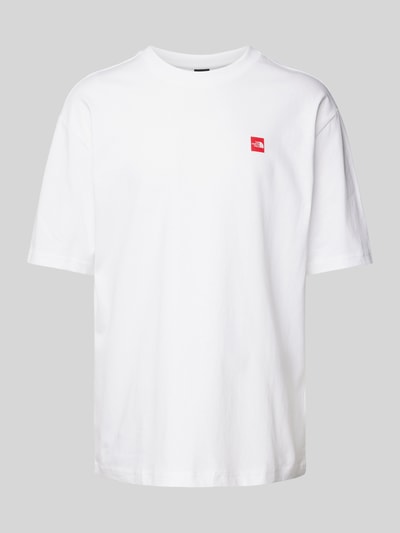 The North Face T-shirt o kroju oversized z czystej wełny z nadrukiem z logo Biały 2