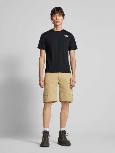 The North Face T-Shirt mit Label-Print Black 1