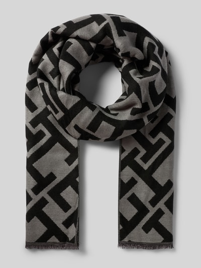 Tommy Hilfiger Sjaal met wol Zwart - 1