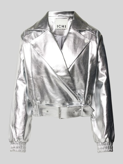 ICHI Jacke mit Reverskragen Modell 'KATE' Silber 2