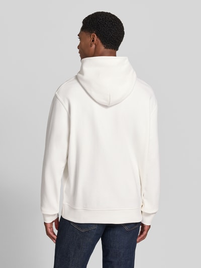 Armani Exchange hoodie met labelprint Offwhite - 5