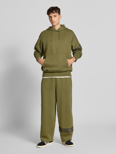 adidas Originals Hoodie met capuchon Olijfgroen - 1