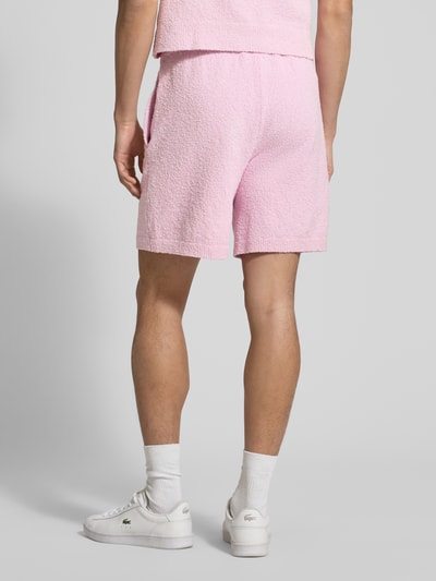 Lacoste Relaxed Fit Sweatshorts aus Baumwoll-Mix Rosa 5